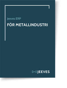 Jeeves ERP för Metallindustri Cover