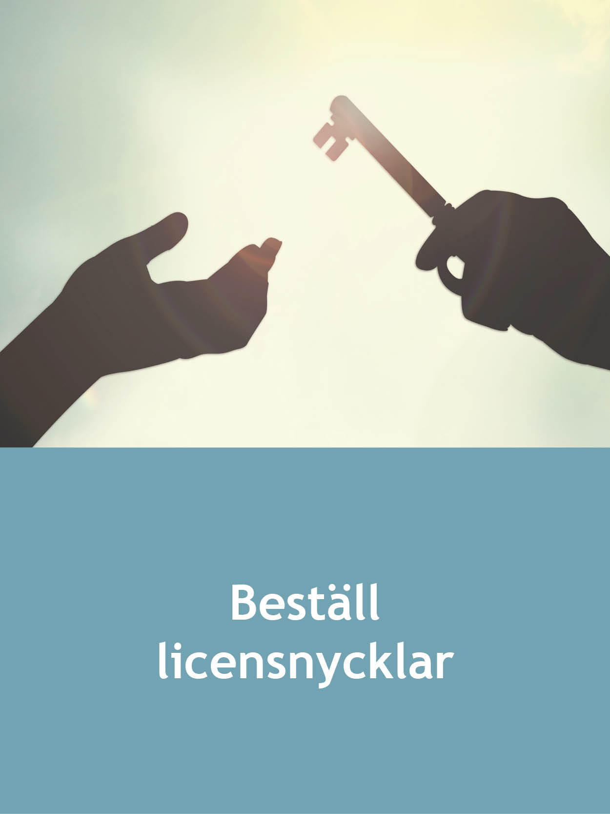 Beställ licensnycklar SE
